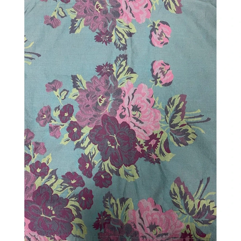 ANTHROPOLOGIE Tablecloth Floral 53x54